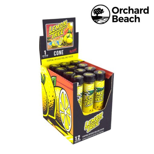 RAW x Orchard Beach | Lemon Tree Terpene Infused Pre-Rolled Cone | King Size