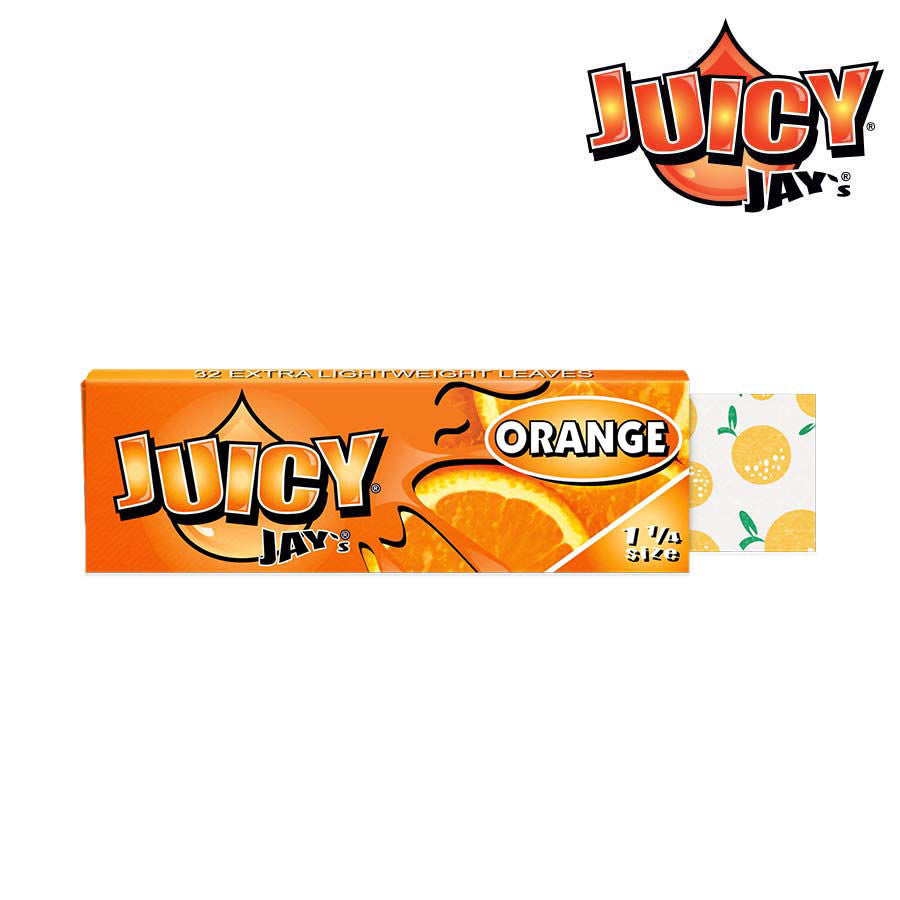 Juicy Jay's Orange 1¼ Rolling Papers