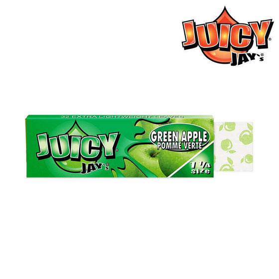 Juicy Jay's Green Apple 1¼ Rolling Papers