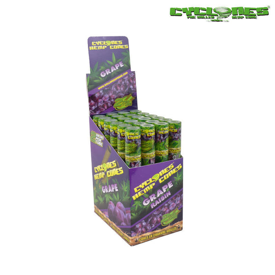 Cyclones Pre-Rolled Hemp Cones - Grape Flavour