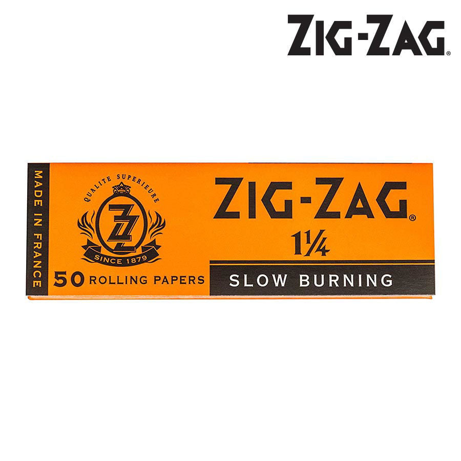 Zig Zag Orange Slow Burning Rolling Papers | Size: 1 1/4