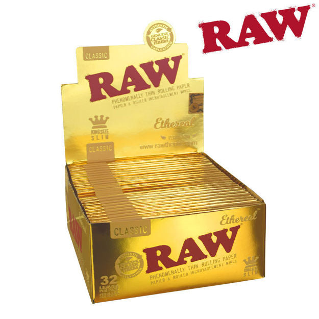 RAW Ethereal Rolling Papers | Size: King Size Slim