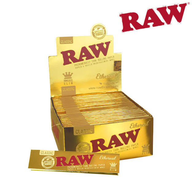 RAW Ethereal Rolling Papers | Size: King Size Slim