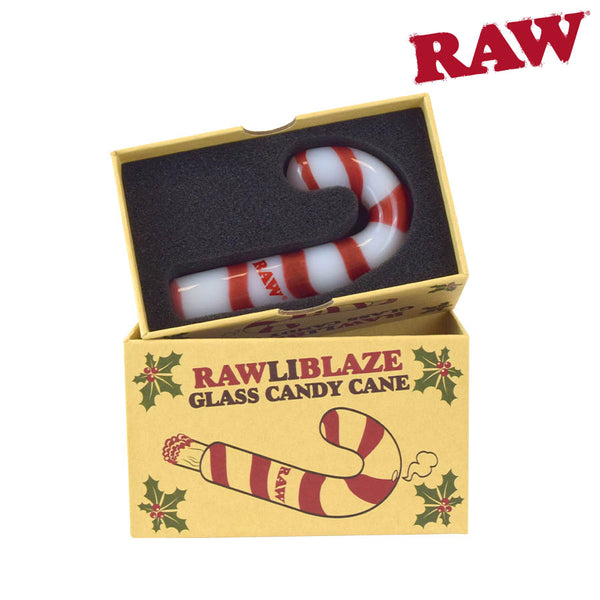 RAW Glass Candy Cane | Cone Holder Pipe
