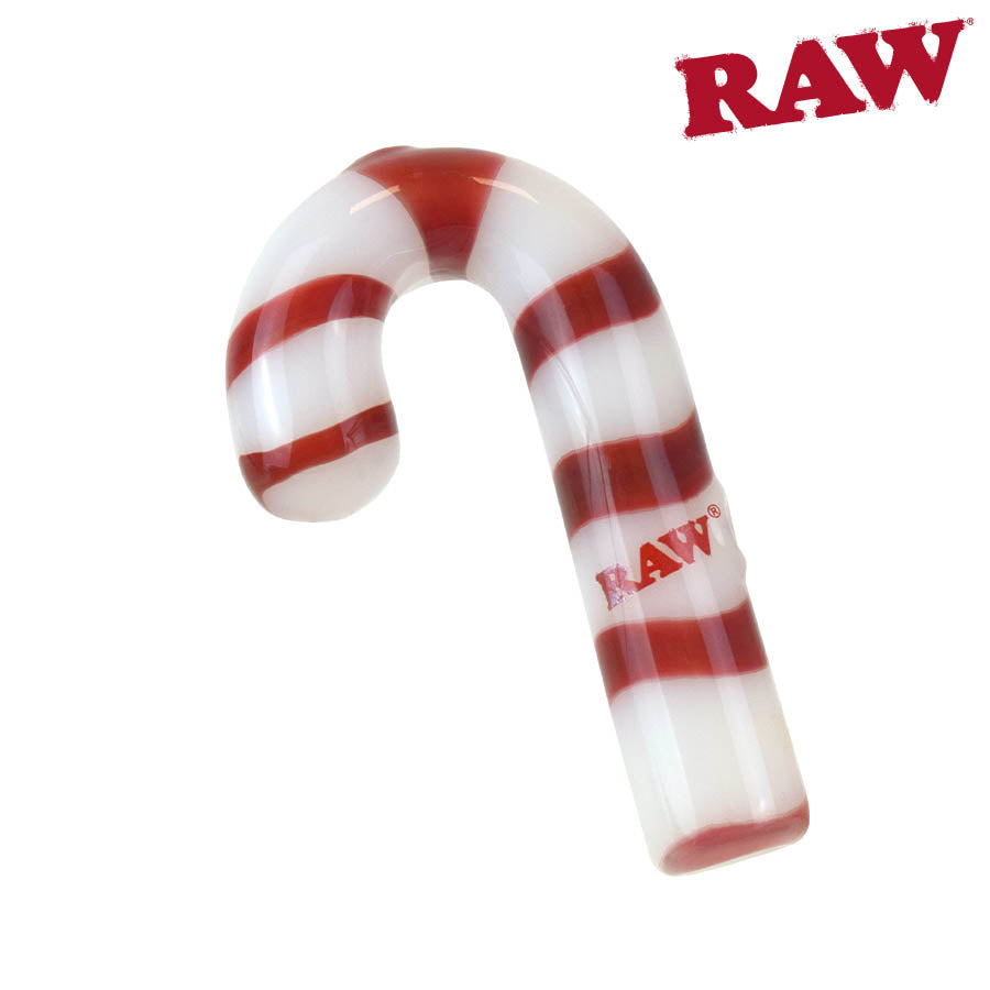 RAW Glass Candy Cane | Cone Holder Pipe
