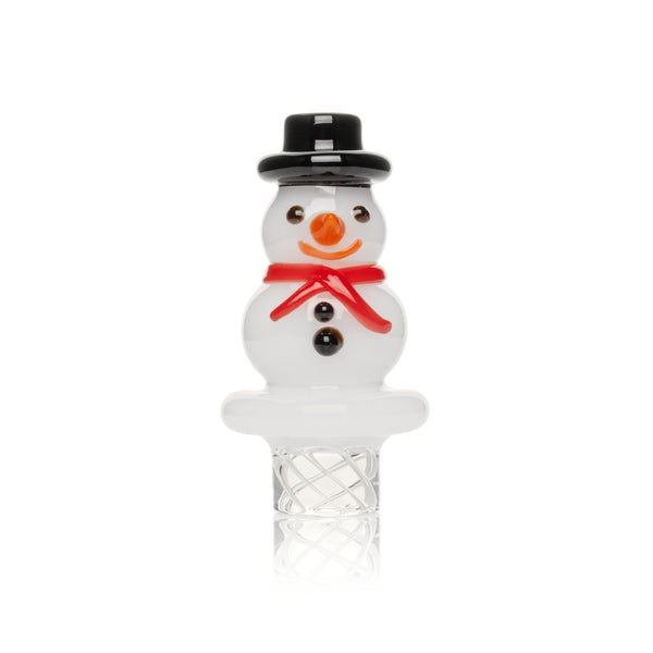 Snowman Whirlpool Carb Cap | Red Eye Glass