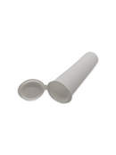 Wide Pop Top Opaque Plastic Pre-roll Tubes | 116mm x 30mm | White | Child Resistant