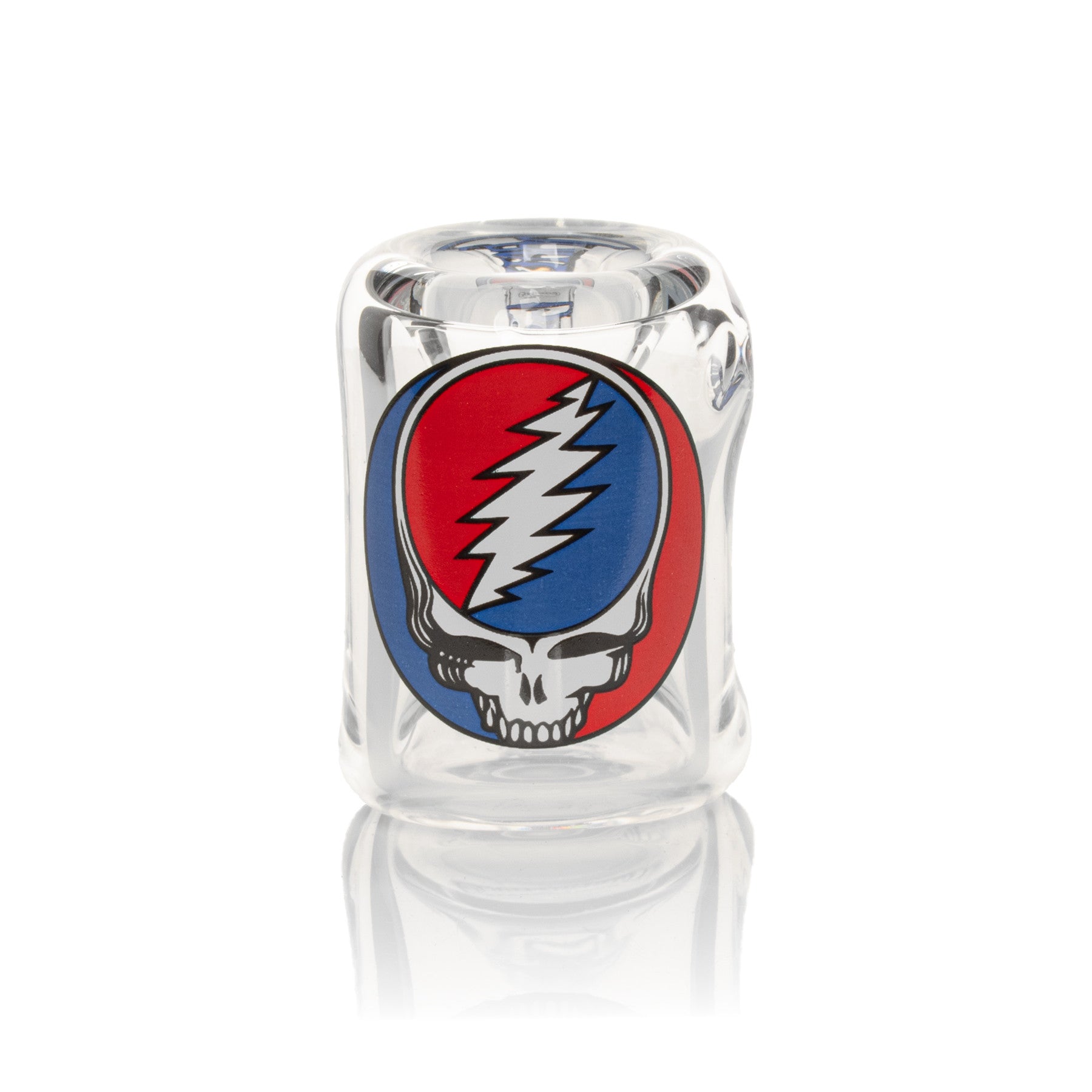 GEAR x Grateful Dead | 5.5" Steal Your Face Sherlock Hand Pipe | w/ Collectible Tin