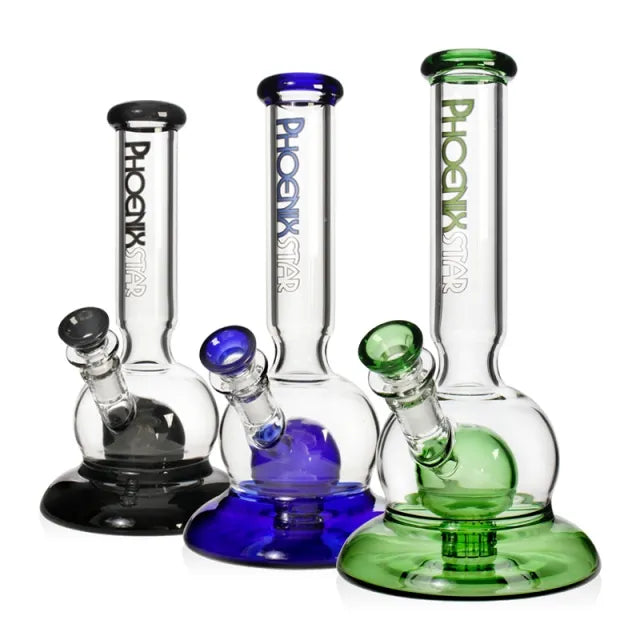 10" Glass Beaker Bong w/ Matrix Perc | PhoenixStar Glass | Multiple Colours