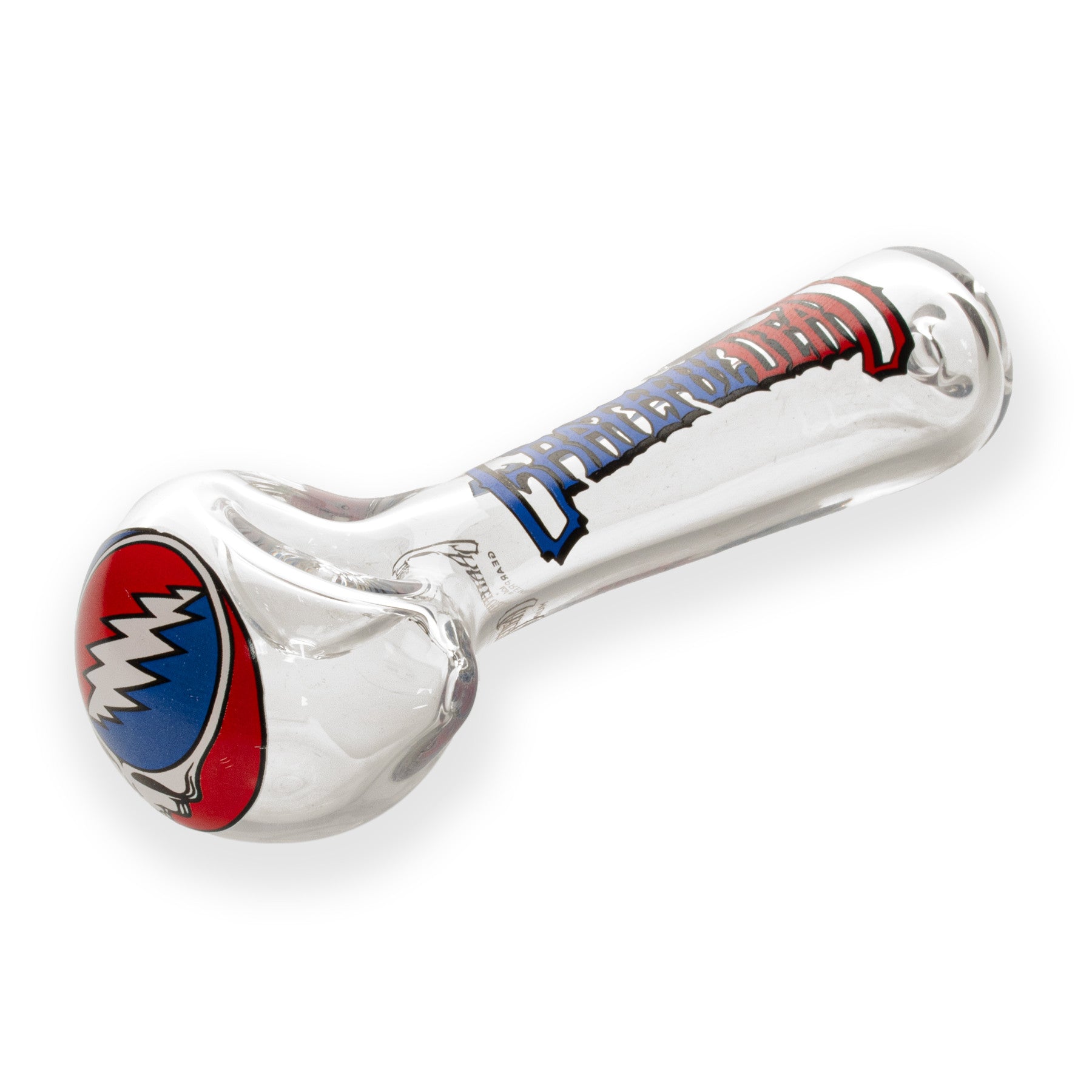 GEAR x Grateful Dead | 4.5" Steal Your Face Spoon Hand Pipe | w/ Collectible Tin