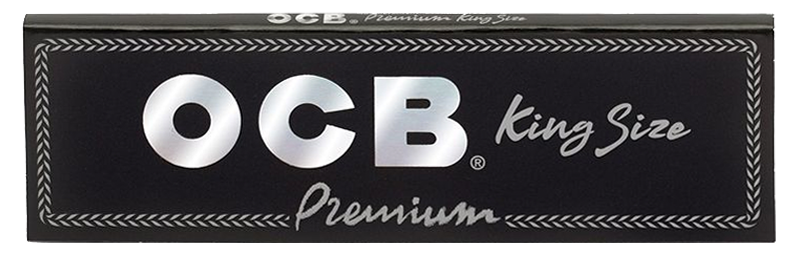 OCB Black Premium Rolling Papers | Size: King Size