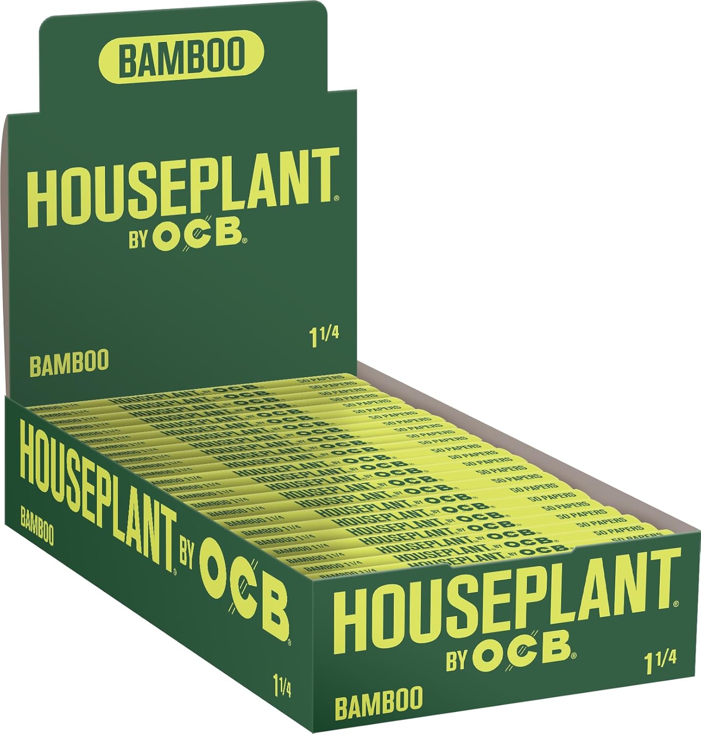 Houseplant by OCB Bamboo Rolling Papers | Size: 1 1/4