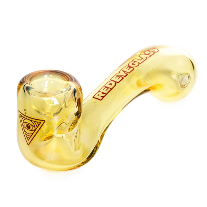 5" Sherlock Hand Pipe | Red Eye Glass | Multiple Colours