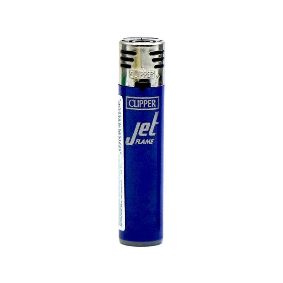 Clipper | Jet Flame Lighter | Reusable | 48 Pack Tray | Multiple Colours