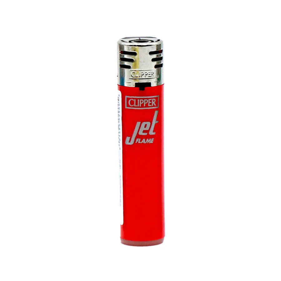 Clipper | Jet Flame Lighter | Reusable | 48 Pack Tray | Multiple Colours