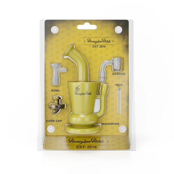Honeybee Herb Silicone Bong & Dab Rig Travel Kit