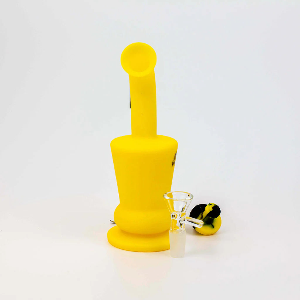 Honeybee Herb Silicone Bong & Dab Rig Travel Kit