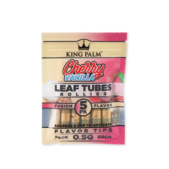 King Palm Wraps | Rollie Size Pre-Rolled Cones | Cherry Vanilla