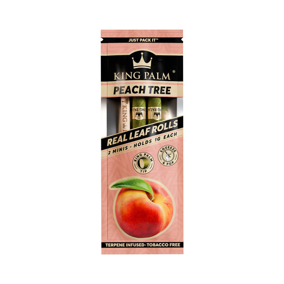 King Palm Wraps | Mini Pre-Rolled Cones | Peach Tree