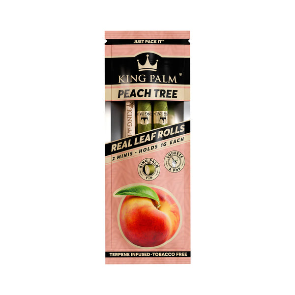 King Palm Wraps | Mini Pre-Rolled Cones | Peach Tree