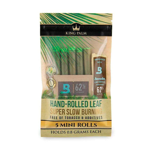 King Palm Wraps | Mini Pre-Rolled Cones | 5 pack