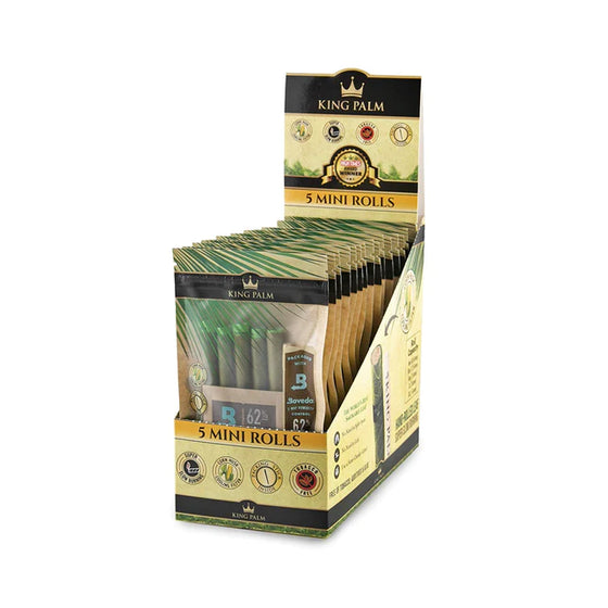 King Palm Wraps | Mini Pre-Rolled Cones | 5 pack
