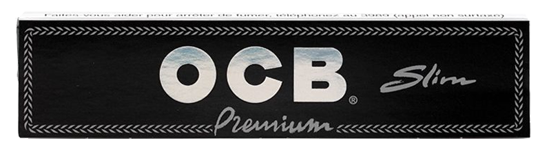 OCB Black Premium Rolling Papers | Size: King Size Slim