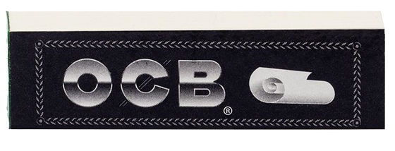 OCB Black Premium Filter Tips | Perforated Tips