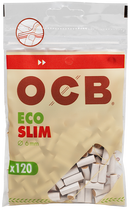 OCB Biodegradable Slim Cellulose Filters | 120 Pack