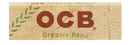 OCB Organic Hemp Rolling Papers | Size: Single Wide - Single Window