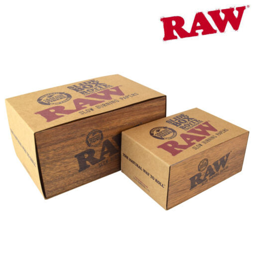 RAW Wooden Slide Box