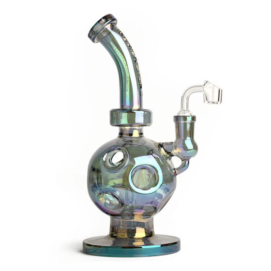 Red Eye Tek 11" Terminator Swiss Globe Concentrate Dab Rig Set | Metallic Green