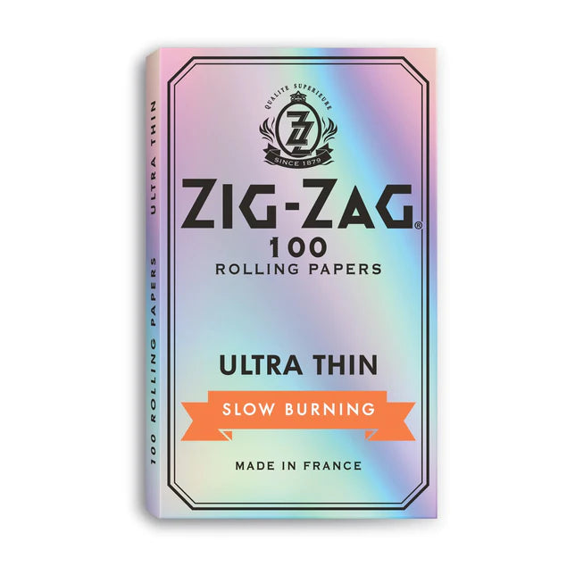 Zig Zag Ultra Thin Slow Burning Rolling Papers | Size: Single Wide Double Window