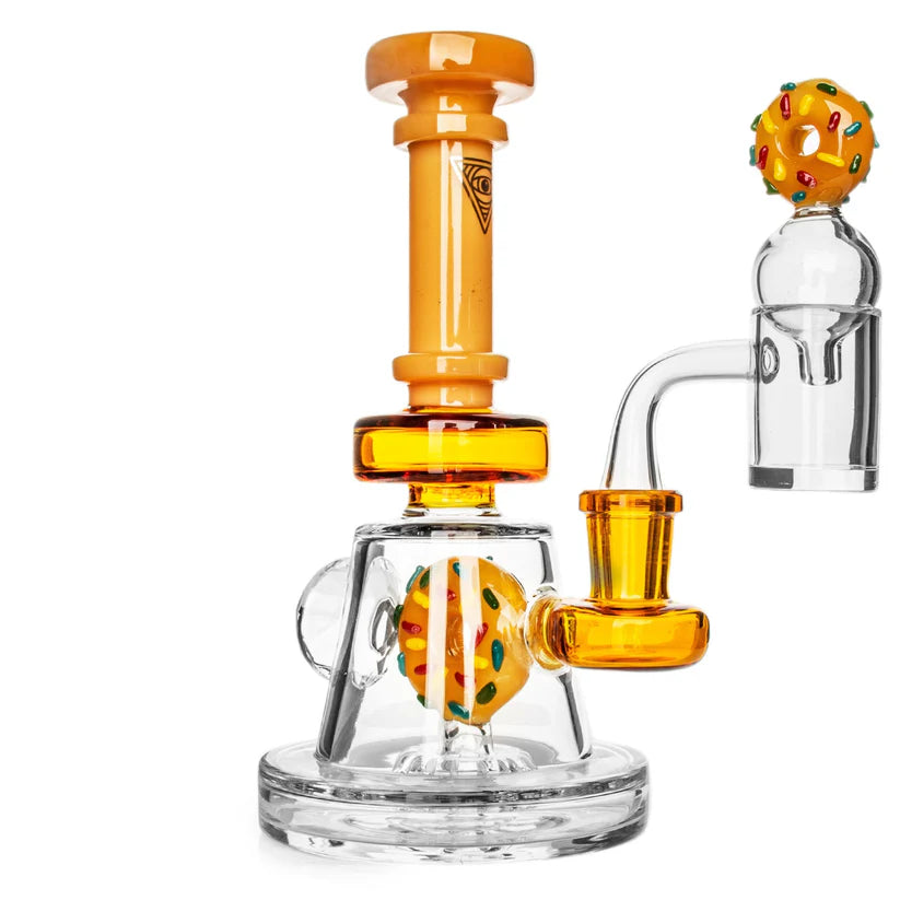 Red Eye Glass 8" Freshly Baked Concentrate Dab Rig Set | Multiple Variations