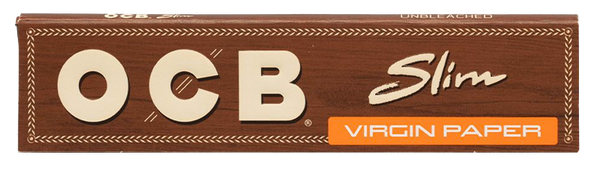 OCB Virgin Unbleached Rolling Papers | Size: King Size Slim