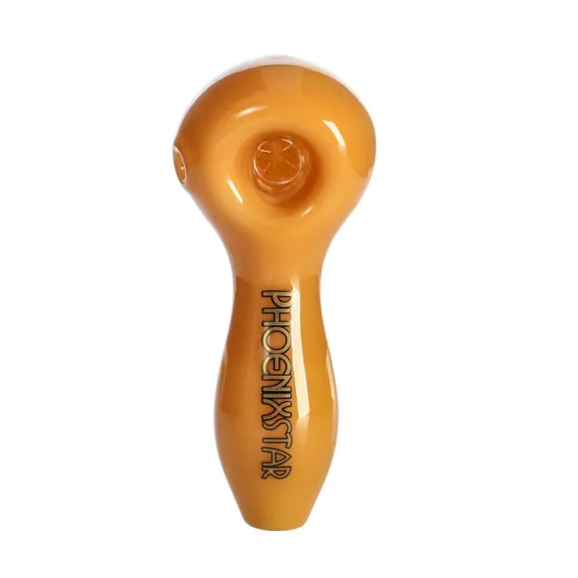 4" Glass Spoon Pipe with 5-Hole Glass Filter | PhoenixStar Glass | Multiple Colours