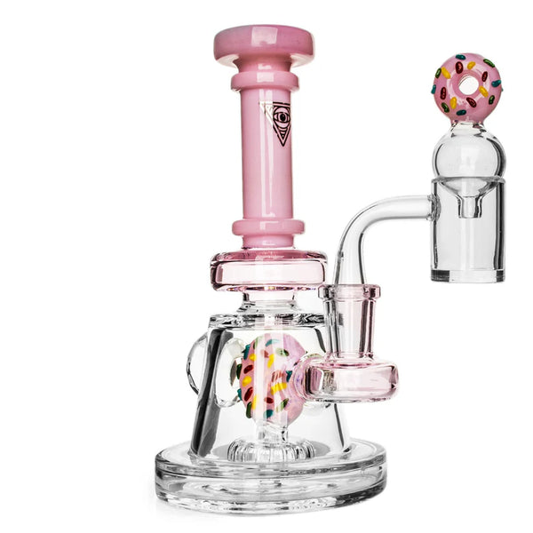 Red Eye Glass 8" Freshly Baked Concentrate Dab Rig Set | Multiple Variations