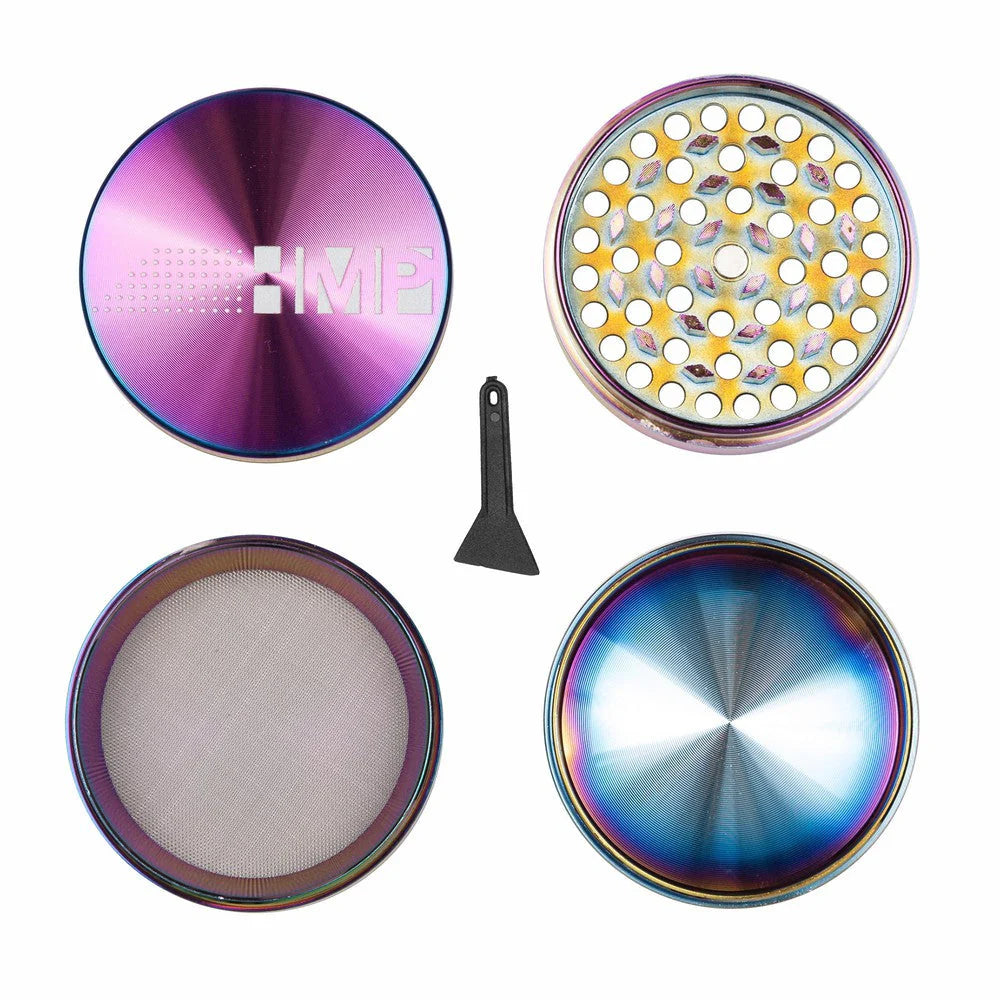 HMP Medium 4pc Grinder | 55mm | Rainbow