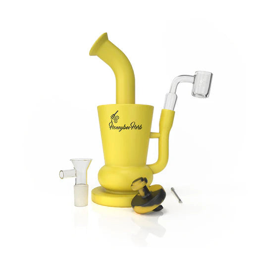 Honeybee Herb Silicone Bong & Dab Rig Travel Kit