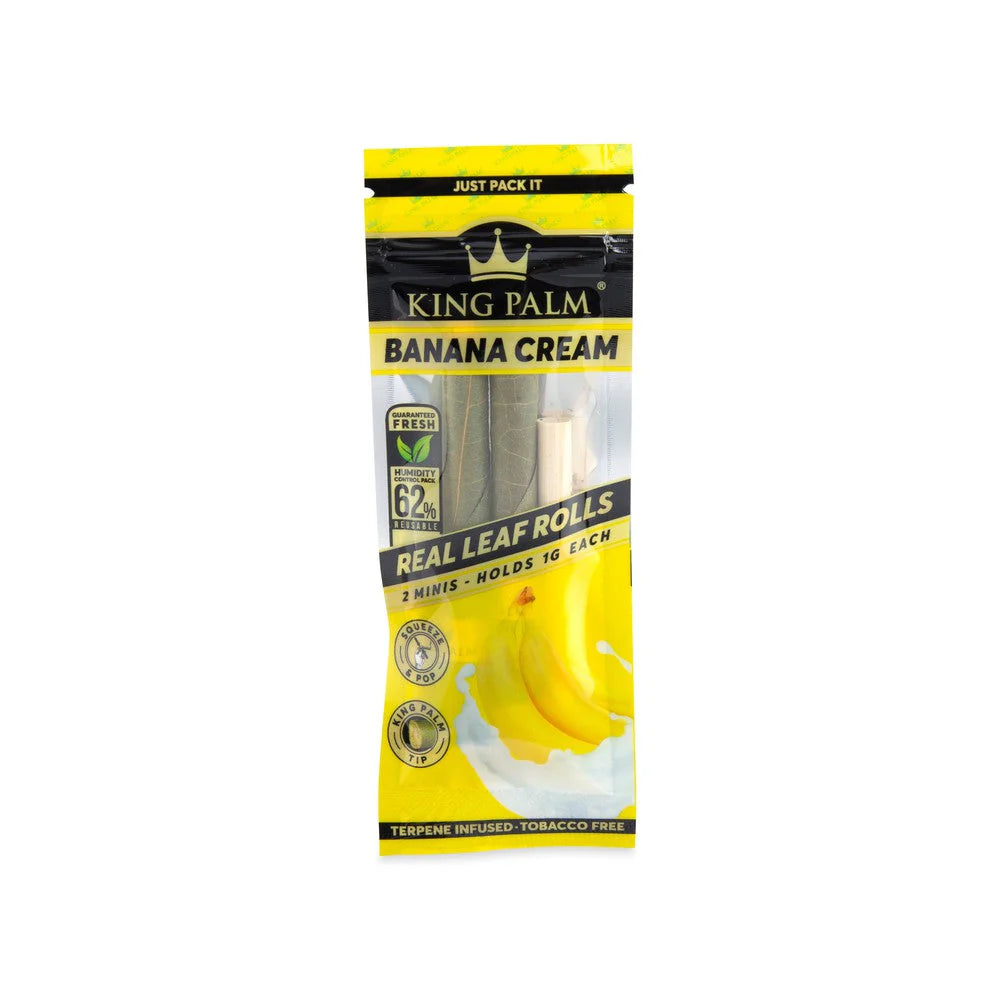 King Palm Wraps | Mini Pre-Rolled Cones | Banana Cream