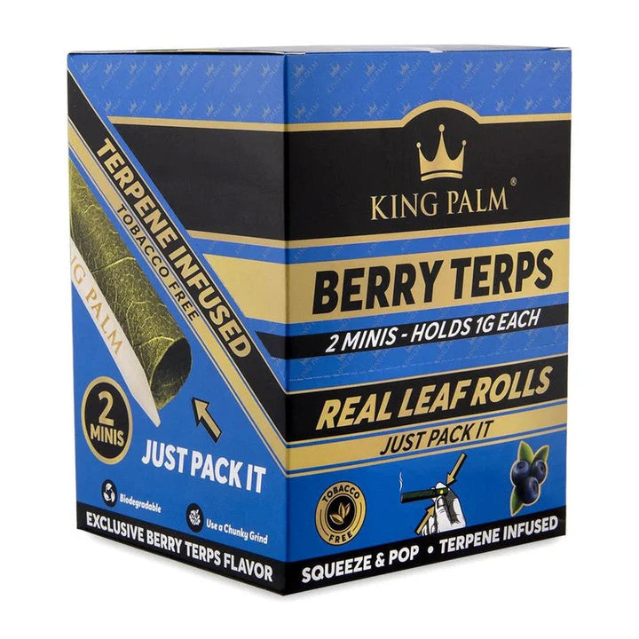 King Palm Wraps | Mini Pre-Rolled Cones | Berry Terps