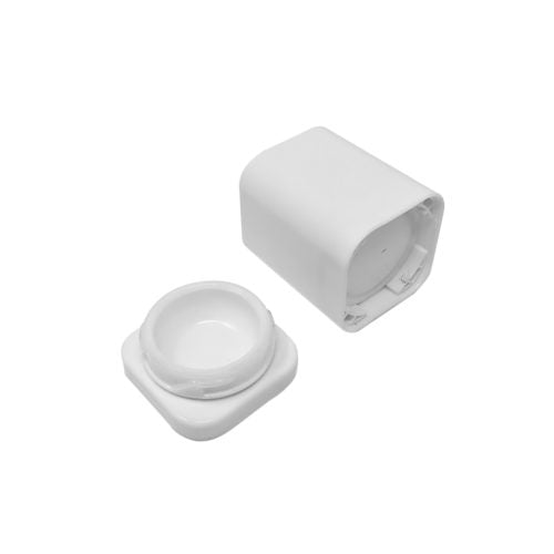 THE LOGIC | 9ml Square Glass Tall Shoulderless Screw Top Jars | Child Resistant Lid