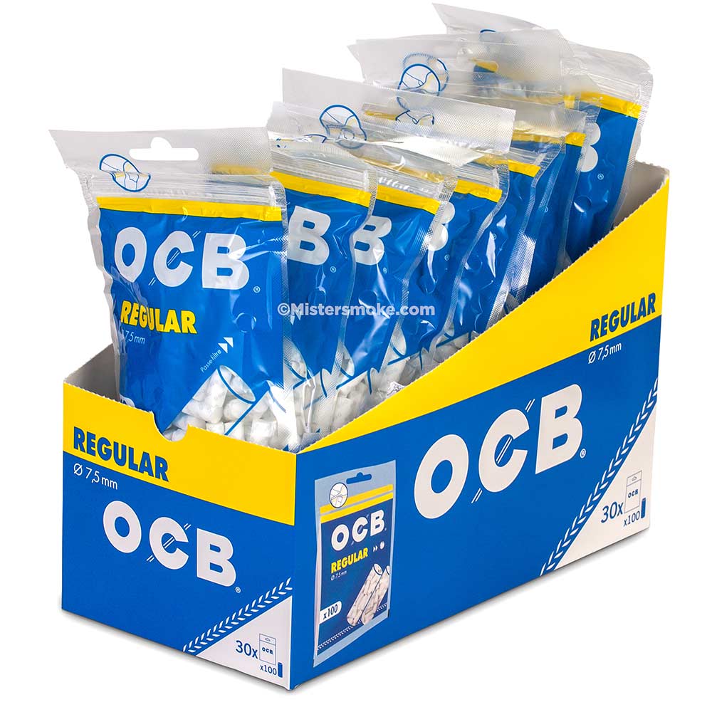 OCB Filter Tips | Size: Regular | 100 Pack