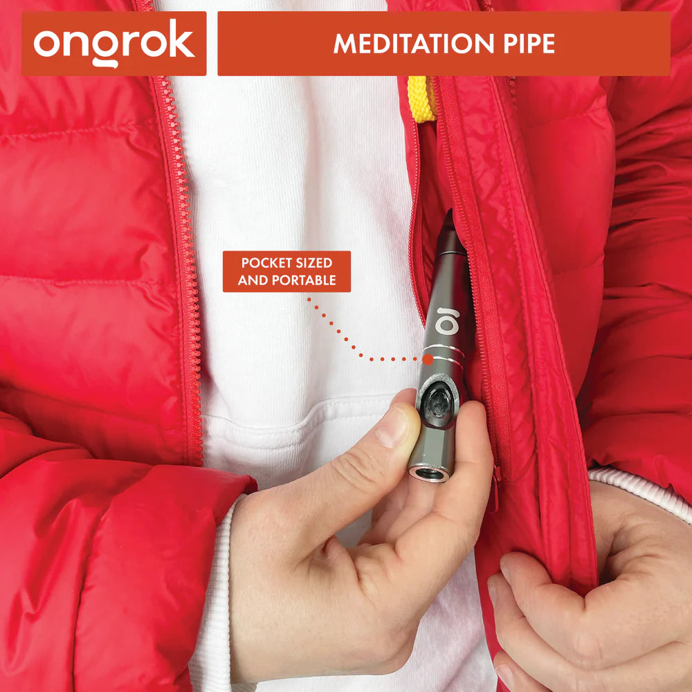 Ongrok Aluminum Meditation Hash Pipe | Multiple Colours