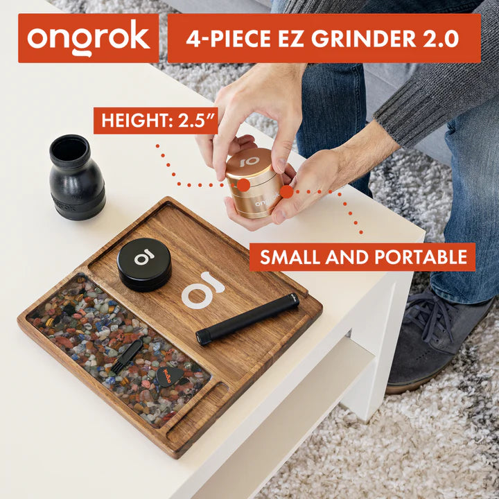 Ongrok EZ Grinder | 4pc | Multiple Colours