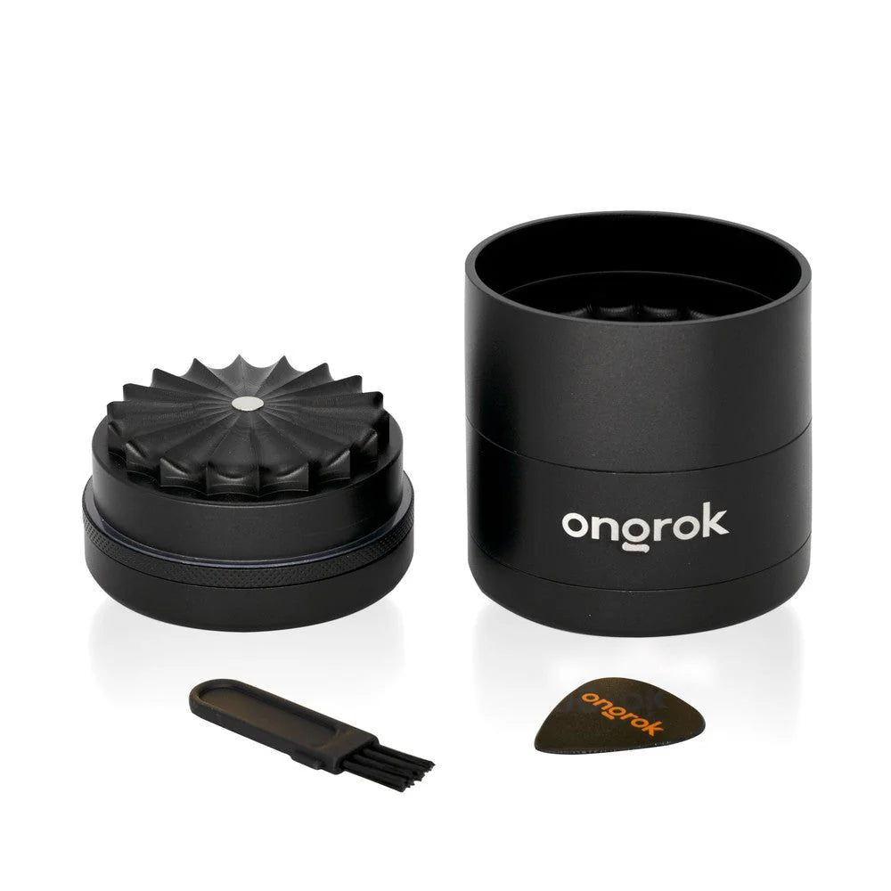 Ongrok Flower Petal Toothless Grinder w/ Storage | 5pc | Multiple Colours