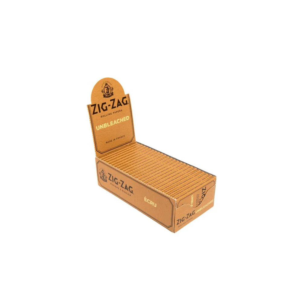 Zig Zag Unbleached Rolling Papers | Size: Single Wide Double Window