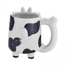 Cow Ceramic Mug Pipe