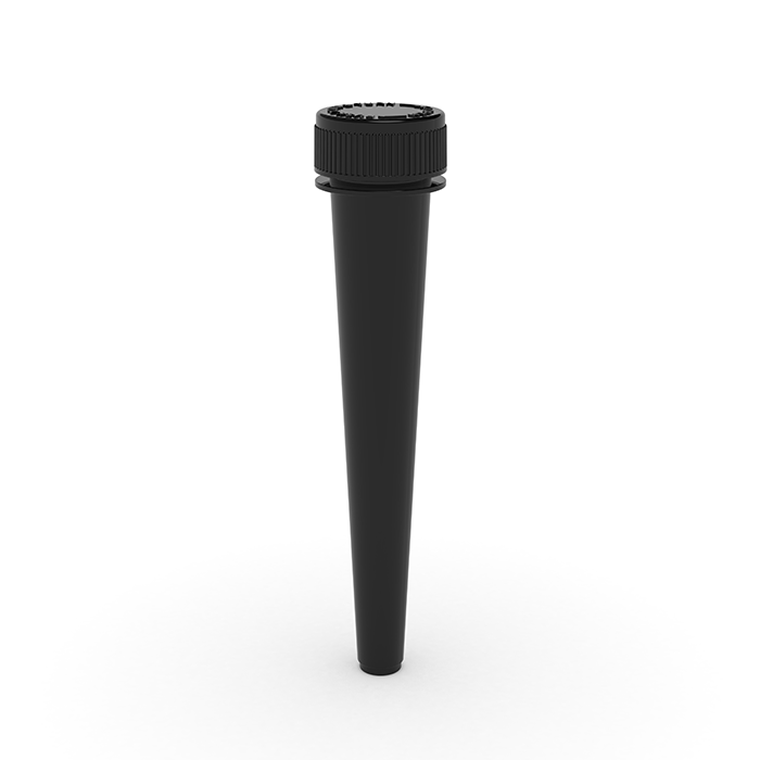 King Size Conical Opaque Plastic Pre-roll Tubes | 120mm | Child Resistant