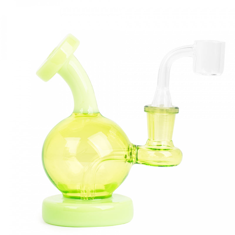 5" Shuvit Concentrate Rig - Red Eye Glass - Green